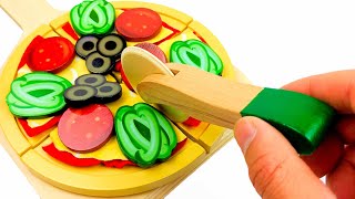 Melissa and Doug Pizza Counter Toy Play Set Learn Colours Counting and More for Kids
