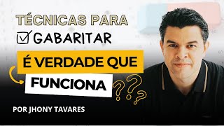 TÉCNICAS PARA GABARITAR - ANÁLISE DO GABARITO CEBRASPE   CONCURSO TSE UNIFICADO