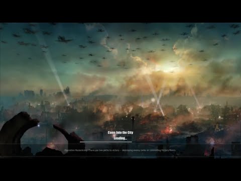 Company of Heroes Liberation of Caen Campaign Playthrough Part 6 - Caen Into The City