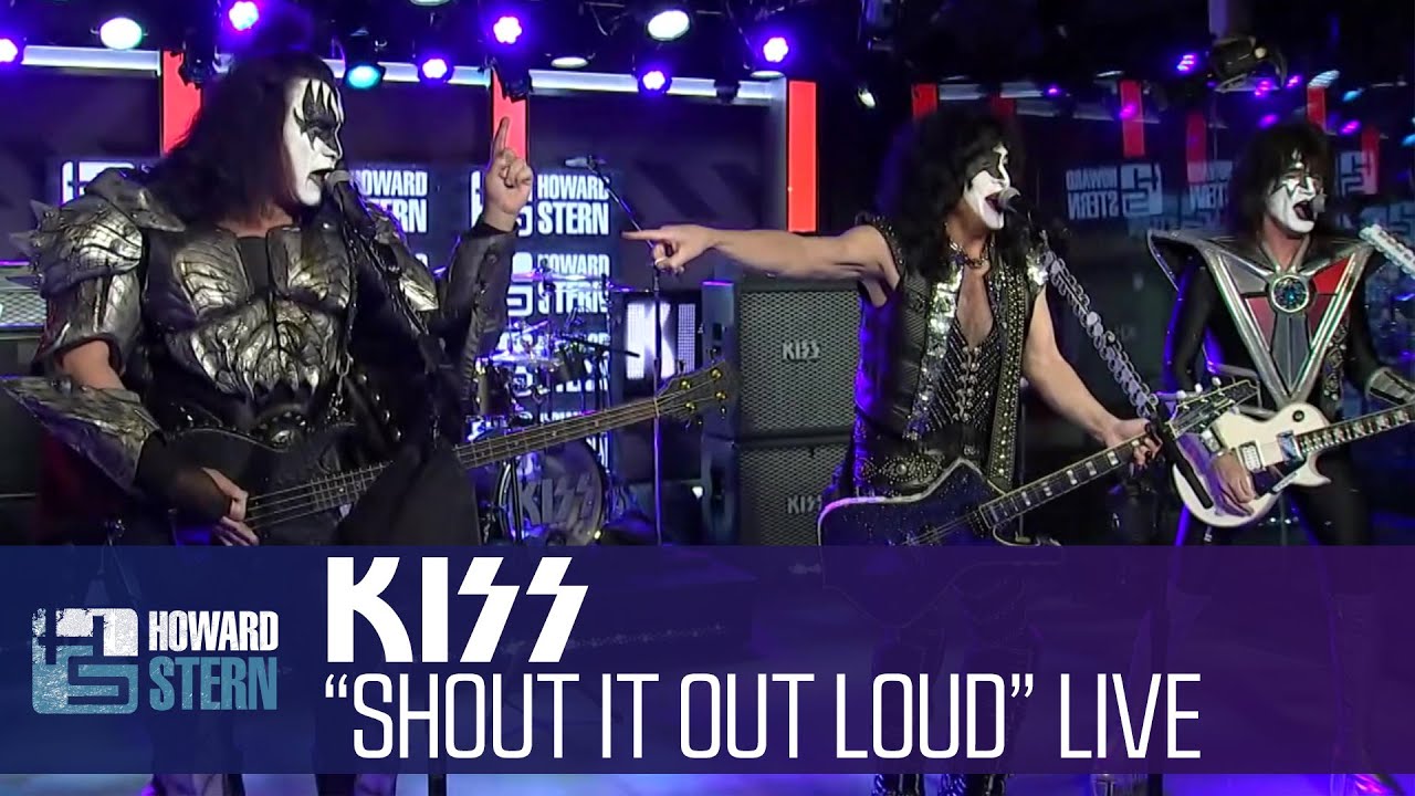 KISS â€œShout It Out Loudâ€ Live on the Stern Show - YouTube