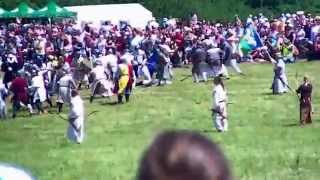 preview picture of video 'Bitka pri Rozhanovciach 15.6.1312 (2012) - 700.výročie najväčšej stredovekej bitky'