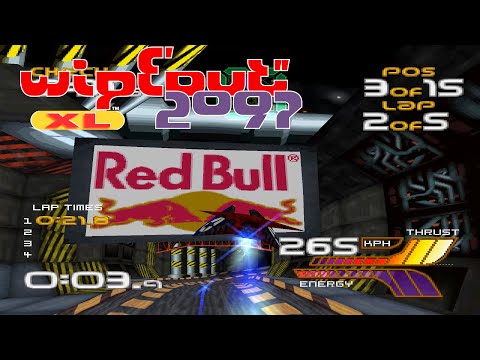 【WipEout XL】PCSX Reloaded Gameplay【Phantom/All Tracks】