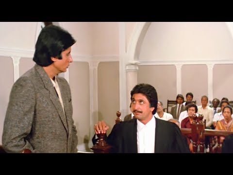 Amitabh Bachchan Best court scene | Akayla Hindi Movie | Jackie Shroff, Amrita Singh