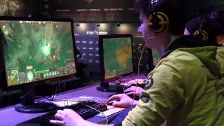 Captain Puppan playing in CyberArena @ StarLadder Season 4