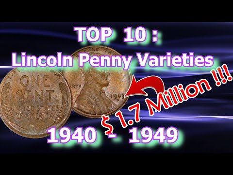 Top 10 1940's Lincoln Penny Varieties Worth Money