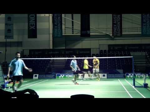LCW 3 v 1 training with Chong wei feng and 2 others at Sydney Exhibition centre