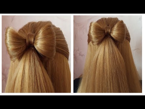 Easy Bow Hairstyle Tutorial 🎀 Cute Hairstyle for...
