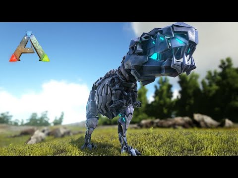 Surrounded by a REX TEK - Blocking my exit from the cave - Surviving in the SWAMP - ARK