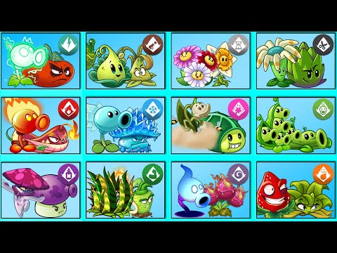 12 Pair Team Plants & Mint Battlez - Who Will Win? - PvZ 2 Team Plant vs Team Plant