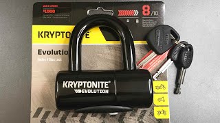 [564] Kryptonite Evolution Series 4 Motorcycle Disc Lock Picked