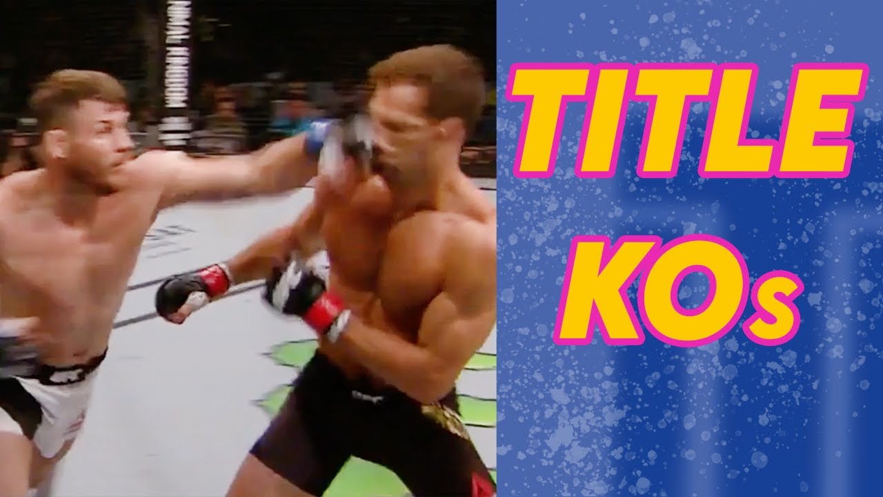 Some of the CRAZIEST Championship KO's in UFC History (Joe Rogan Saying "Oh my goodness" a lot)