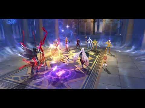 Saint Seiya:Awakening - low level hades test run with annoying team setup.. 😂😂