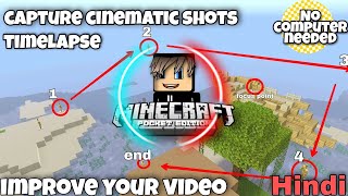 How to make time lapse video in Minecraft PE/bedrock