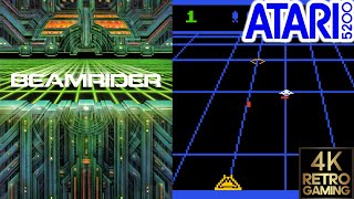 Beamrider Atari 5200 4k Gameplay