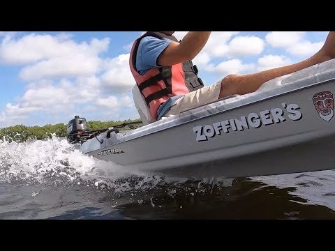 5HP Outboard on a Kayak!