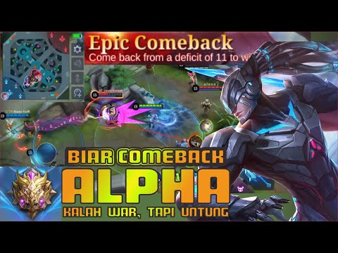 TUGAS ALPHA DALAM WAR !! TUTORIAL ALPHA OFFLANER - BUILD ALPHA TERSAKIT 2021 TOP 1 GLOBAL