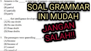 Download lagu because, because of, many, much, a few, a little/Latihan Soal Grammar Bahasa Inggris dan Pembahasan mp3