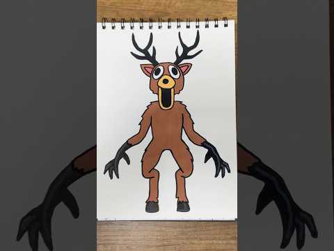 Roblox 99 Nights in the Forest – Deer character drawing 😱