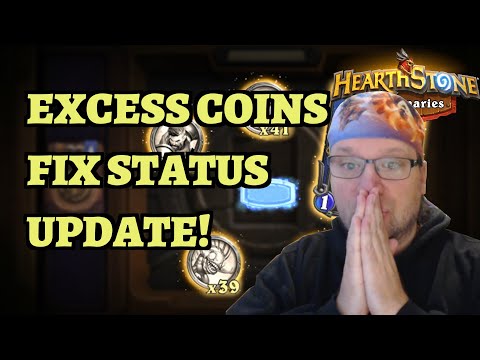 Mercenaries EXCESS COINS FIX STATUS UPDATE from Blizzard (Hearthstone)