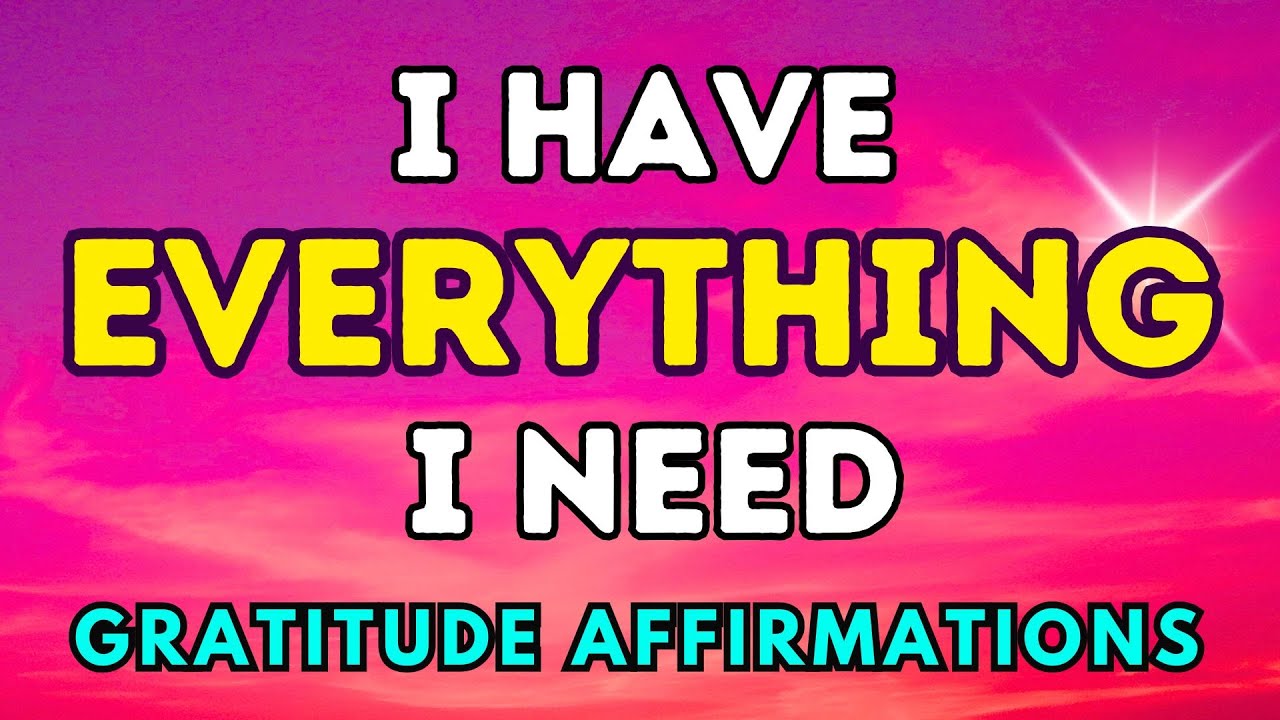 Start Your Day Thankful 💖 | Morning Gratitude Affirmations |  Positive Morning Affirmations