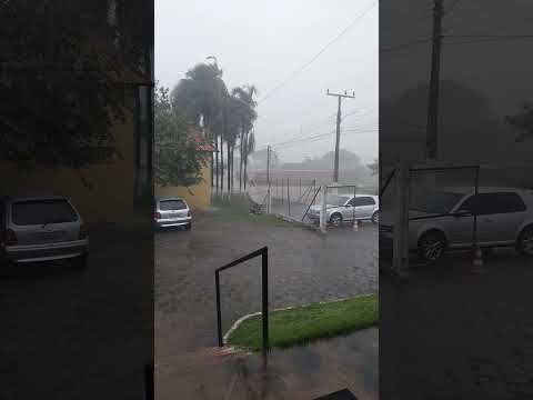 Chuva forte e intensa sobre a cidade de Água Fria de Goiás-GO!