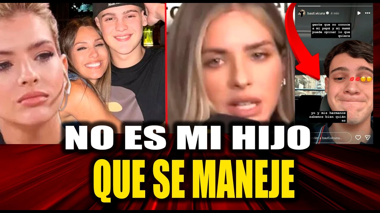 La China Suárez enfureció a Bautista Vicuña con un posteo contra Benjamín: La puso en su Lugar