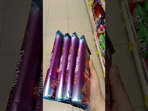 Cadbury Dairy Milk Silk Oreo Red Velvet Chocolate 🍫💜#shorts #chocolate