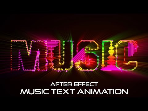 Easy After Effects Tutorial Particles Logo Text Animation Download Free Template
