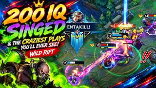 200 IQ Singed & The CRAZIEST Plays You’ll Ever See! | Wild Rift