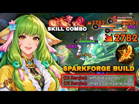 TOP 1 ARLI INSANE SPARKFORGED BUILD & PERFECT SKILL COMBO CARRIES IN RANK! | HONOR OF KINGS