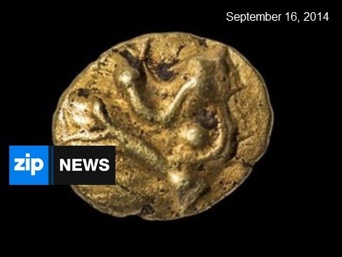 Diver Finds 2750 Year Old Coin - Sep 16, 2014