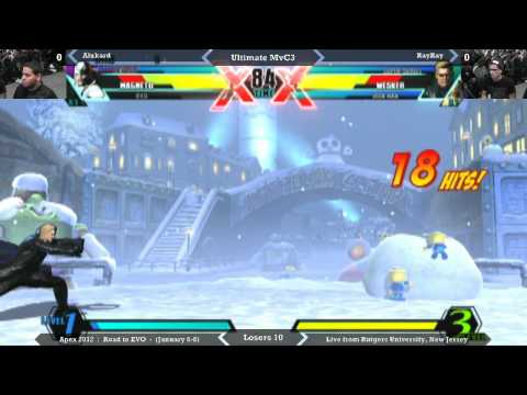 Apex 2012 - UMvC3 L10 - RayRay Brown VS Alukard
