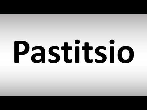 How to Pronounce Pastitsio