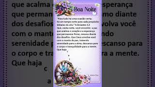 Boa Noite 🙌Tenha uma noite abençoada💕 #lindamensagem #boanoite  #mensagem #paz #esperança