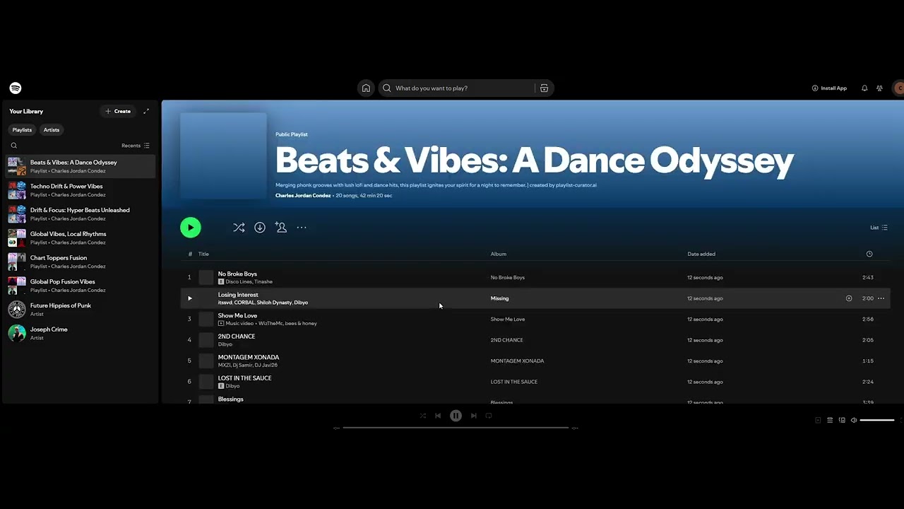 How to Make Playlists With AI in Seconds!