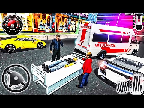 Emergency Ambulance Driver Simulator - Helicopter City Rescue Van Drive - Best Android GamePlay