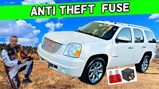 GMC YUKON XL ANTI THEFT FUSE LOCATION 2007 2008 2009 2010 2011 2012 2013 2014
