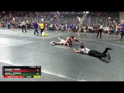 112 Lbs Champ. Round 2 - Chanley Green, Team Utah Vs Gissell Gordon, Team Colorado Fe2a