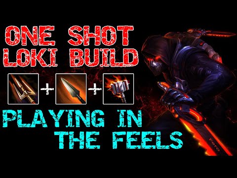 FULL POWER ONE SHOT LOKI BUILD!! Loki Jungle Gameplay | Smite Conquest