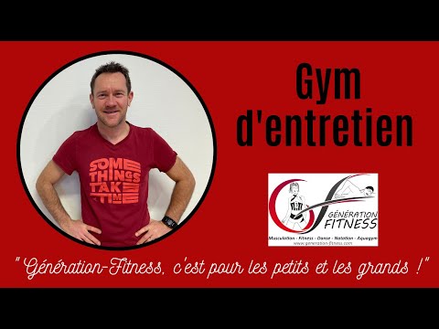 Cours de gym d'entretien avec Jean-Christophe Madiot (tous publics).