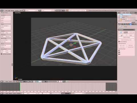 blender 2.6.x - makeing a pentacle with cycles