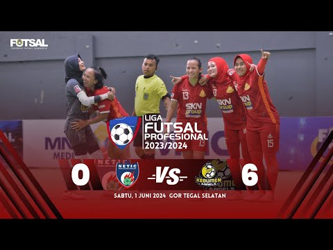 FULL MATCH LIGA FUTSAL PROFESIONAL 2023/2024 Netic FC vs Kebumen United