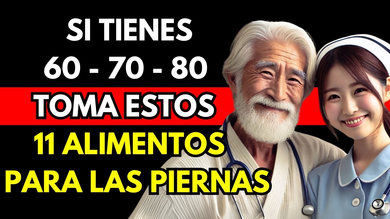PIERNAS DÉBILES ➡️ 11 ALIMENTOS para mantenerlas fuertes
