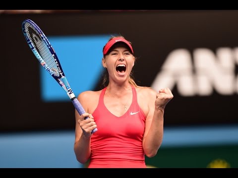 Eugenie Bouchard v Maria Sharapova highlights (QF) - Australian Open 2015