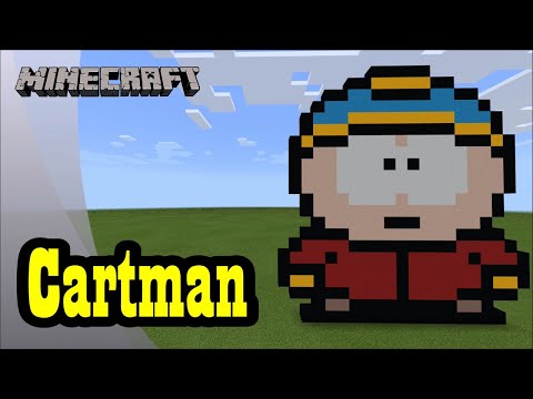 Minecraft: Pixel Art Tutorial and Showcase: Cartman (South Park)