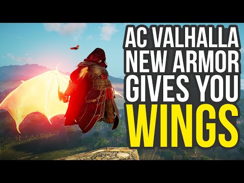 New Vampire Armor Gives You Wings In Assassin's Creed Valhalla (AC Valhalla Night Rogue Pack)