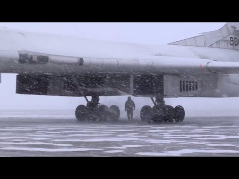 Flying in Arctic on Tu-160 ''The White Swan'' (Blackjack)