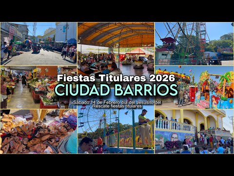 🎠Fiestas Titulares de CIUDAD BARRIOS - San Miguel Norte 🇸🇻 14 de FEBRERO 2026 #viral #elsalvador 