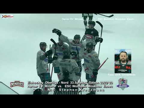 2022 12 23  DEB OL Nord 2022 23 SP33 Herner EV Miners vs  ESC W Moskitos Essen