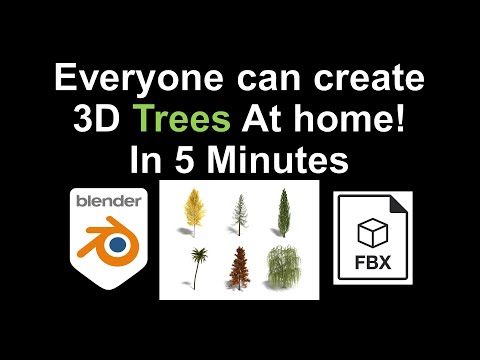 Creating Realistic 3D Trees with Tree Generator Plugin | Blender Tutorial